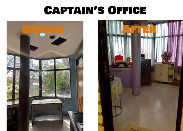 Multi-purpose Building Restoration: Captain’s Office