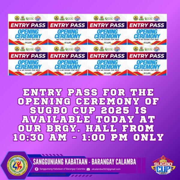 Get Your Sugbo Cup 2025 Entry Pass Today!